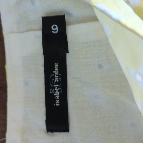 Vintage Sunny Yellow Capri Pants sz 6 - Picture 3 of 7